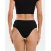 imageINNERSY Womens Underwear Cheeky Hipster Panties Breathable Cotton Panty 6PackBlack
