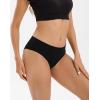 imageINNERSY Womens Underwear Cheeky Hipster Panties Breathable Cotton Panty 6PackBlack