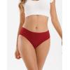 imageINNERSY Womens Underwear Cheeky Hipster Panties Breathable Cotton Panty 6PackRainbow