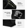 imageINNERSY Womens Underwear Cotton Hipster Panties Mid Rise Briefs Wide Waistband 6 PackBlack With Wide Band
