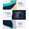 imageINNERSY Womens Underwear Cotton Hipster Panties Mid Rise Briefs Wide Waistband 6 PackDark Series With Wide Band