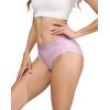 imageINNERSY Womens Underwear Cotton Hipster Panties Mid Rise Briefs Wide Waistband 6 PackDreamy Hues