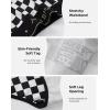 imageINNERSY Womens Underwear Cotton Hipster Panties Mid Rise Briefs Wide Waistband 6 PackFancy Checkers