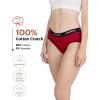 imageINNERSY Womens Underwear Cotton Hipster Panties Mid Rise Briefs Wide Waistband 6 PackFestive Cheer