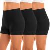 imageINNERSY Womens Boyshorts Shapewear Slip Shorts Tummy Control Shaping Underwear 3PackBlack