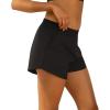 imageINNERSY Womens Menstrual Leakproof 2in1 Athletic Shorts with Pocket Built in Period Underwear for Women Teens GirlsBlack