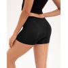 imageINNERSY Womens 47quot Inseam Boy Shorts Underwear Silky Boxer Briefs Panties 3PackBlack