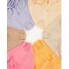 imageINNERSY Womens 47quot Inseam Boy Shorts Underwear Silky Boxer Briefs Panties 3PackVibrant Colors