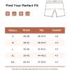 imageINNERSY Womens 47quot Inseam Boy Shorts Underwear Silky Boxer Briefs Panties 3PackVibrant Colors