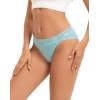imageINNERSY Womens Cotton Bikini Underwear High Cut Lace Hipster Panties 4PackFresh Natural