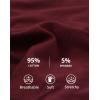 imageINNERSY Womens Cotton Lace Period Underwear Postpartum Hipster Panties Menstrual Bikini Briefs 3 Pack2 BlackRed