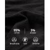imageINNERSY Womens Cotton Lace Period Underwear Postpartum Hipster Panties Menstrual Bikini Briefs 3 PackBlack