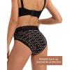 imageINNERSY Womens Cotton Lace Period Underwear Postpartum Hipster Panties Menstrual Bikini Briefs 3 PackBlossom Star