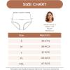 imageINNERSY Womens Cotton Underwear Super High Waisted Briefs Soft Full Coverage Panties 4 PackDark Basics