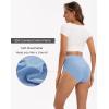 imageINNERSY Womens Cotton Underwear Super High Waisted Briefs Soft Full Coverage Panties 4 PackVibrant Brights
