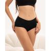 imageINNERSY Womens High Waisted Period Underwear Heavy Flow Postpartum Menstrual Panties 3PackBlack