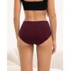 imageINNERSY Womens High Waisted Period Underwear Heavy Flow Postpartum Menstrual Panties 3PackVintage Dark