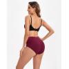 imageINNERSY Womens High Waisted Underwear Cotton Panties Regular ampamp Plus Size 5PackBasics