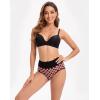 imageINNERSY Womens High Waisted Underwear Cotton Panties Regular ampamp Plus Size 5PackChessboard