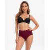 imageINNERSY Womens High Waisted Underwear Cotton Panties Regular ampamp Plus Size 5PackDarks 1