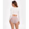 imageINNERSY Womens High Waisted Underwear Cotton Panties Regular ampamp Plus Size 5PackLight Mist