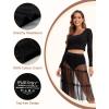 imageINNERSY Womens High Waisted Underwear Cotton Panties Regular ampamp Plus Size 5PackSolid Black