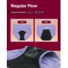 imageINNERSY Womens Period Underwear High Waisted Postpartum Menstrual Panties 3 PackBlue Night