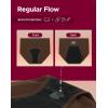 imageINNERSY Womens Period Underwear High Waisted Postpartum Menstrual Panties 3 PackCoffee Gradient