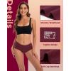 imageINNERSY Womens Period Underwear High Waisted Postpartum Menstrual Panties 3 PackDark Vintage