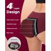 imageINNERSY Womens Period Underwear High Waisted Postpartum Menstrual Panties 3 PackDark Vintage