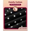 imageINNERSY Womens Period Underwear High Waisted Postpartum Menstrual Panties 3 PackSolid Colors and Polka Dot