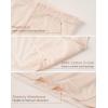 imageINNERSY Womens Plus Size Floral Lace Nylon Underwear High Waisted Panties 3PackBlackBeige