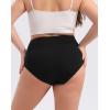imageINNERSY Womens Plus Size XL5XL Cotton Underwear High Waisted Briefs Panties 4PackBlack