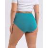 imageINNERSY Womens Plus Size XL5XL Cotton Underwear High Waisted Briefs Panties 4PackMint Sky