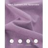 imageINNERSY Womens Plus Size XL5XL Cotton Underwear High Waisted Briefs Panties 4PackViolet Blush