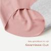 imageINNERSY Womens Seamless No Show Hipster Panties Invisible Light Underwear 3PackBlackBrick RedNude