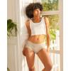 imageINNERSY Womens Seamless No Show Hipster Panties Invisible Light Underwear 3PackNude Dip