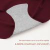 imageINNERSY Womens Seamless No Show Hipster Panties Invisible Light Underwear 3PackRed Wine