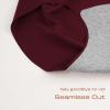 imageINNERSY Womens Seamless No Show Hipster Panties Invisible Light Underwear 3PackRed Wine