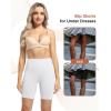 imageINNERSY Womens Slip Shorts for Under Dresses High Waisted Summer Shorts 3PackWhite