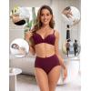 imageINNERSY Womens Underwear Cotton Briefs High Waisted Breathable Panties 5 PackBasic