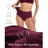 imageINNERSY Womens Underwear Cotton Briefs High Waisted Breathable Panties 5 PackBasic