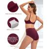 imageINNERSY Womens Underwear Cotton Briefs High Waisted Breathable Panties 5 PackBasic