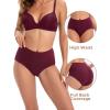 imageINNERSY Womens Underwear Cotton Briefs High Waisted Breathable Panties 5 PackBasic