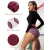 imageINNERSY Womens Underwear Cotton Briefs High Waisted Breathable Panties 5 PackChristmas