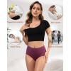 imageINNERSY Womens Underwear Cotton Briefs High Waisted Breathable Panties 5 PackDusky Glow