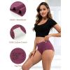 imageINNERSY Womens Underwear Cotton Briefs High Waisted Breathable Panties 5 PackDusky Glow