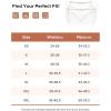 imageINNERSY Womens Underwear Cotton Briefs High Waisted Breathable Panties 5 PackVaricolored