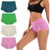 imageINNERSY Womens Cotton Boyshorts Underwear Soft Moisture Wicking Boxer Briefs 4PackFresh Candy