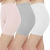 imageINNERSY Womens Slip Shorts for Under Dresses High Waisted Summer Shorts 3PackPink Basics